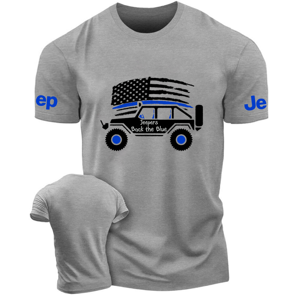 American Flag Policeman Jp Back The Blue  Jp T-Shirt