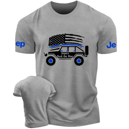 American Flag Policeman Jp Back The Blue  Jp T-Shirt