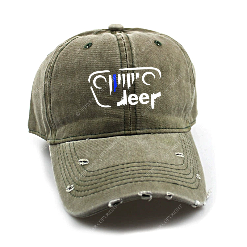 Police Cordon Gun The Blue Line Jp Baseball Cap