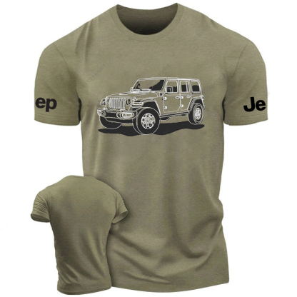 Jp Wrangler Line Art Hand-Drawn Jp T-Shirt