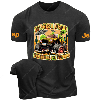 Cartoon Alien ET Fresh Jerky Exploring The Beyond Jp T-Shirt