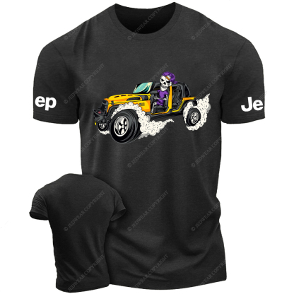 Cartoon Funny Skull Witch Jp T-Shirt