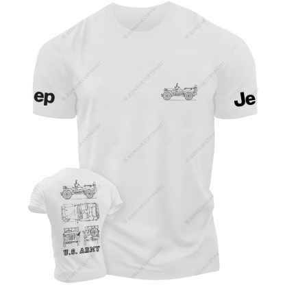 US Army Old Model Line Art Jp T-Shirt