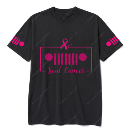 Breast Cancer Heal Cancer Breast Cancer Awareness Jp T-Shirt
