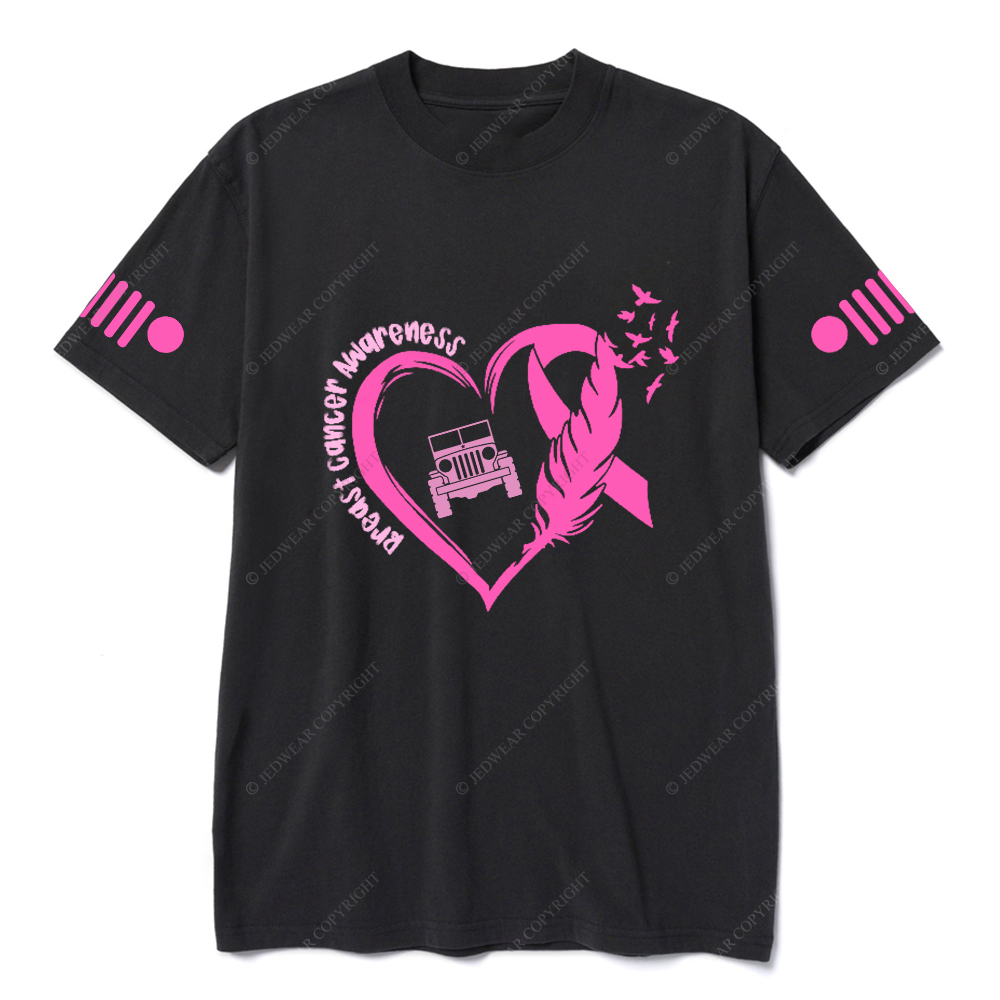 Breast Cancer Awareness Love Butterfly Jp T-Shirt