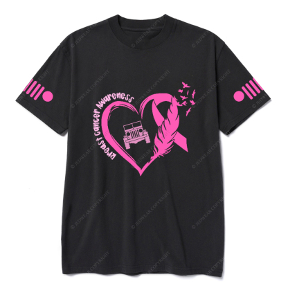 Breast Cancer Awareness Love Butterfly Jp T-Shirt