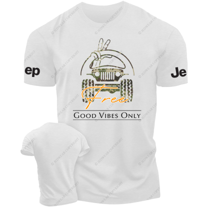 Good Vibes Only Camouflage Free T-Shirt