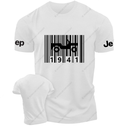 Barcode Created Time Since 1941 Vintage Style Jp T-Shirt
