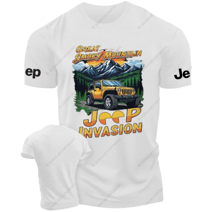 Great Smoky Mountain  Invasion Sun Tree Vintage Style Jp T-Shirt