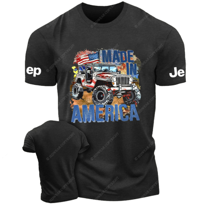 American Flag Fireworks Made In America  Jp T-Shirt