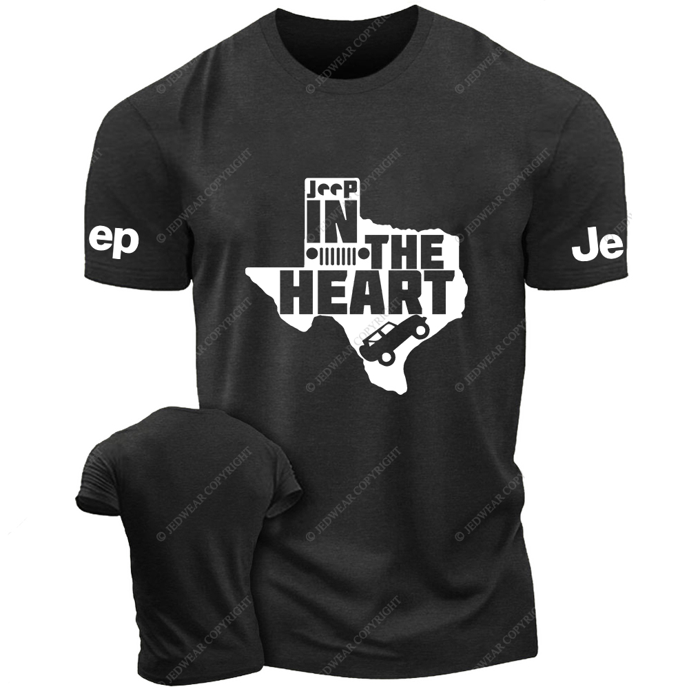 Jp In The Heart Map Jp T-Shirt