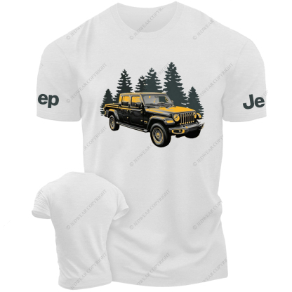 Jp Yellow Truck Tree Jp T-Shirt