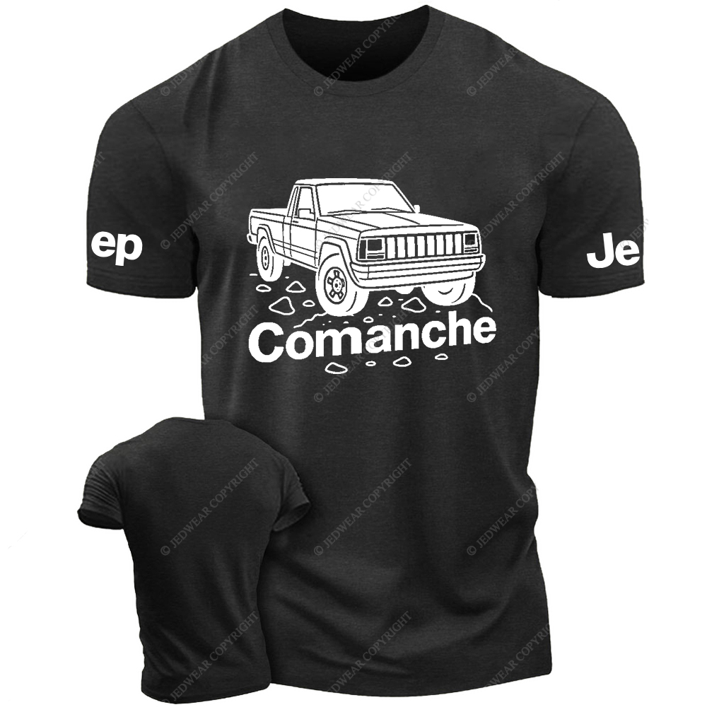 Comanche MJ Action Shot Line Art Jp T-Shirt