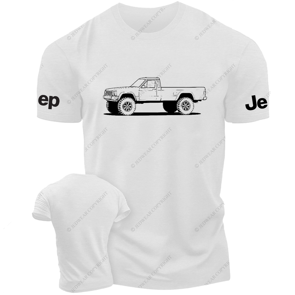 Comanche MJ Lifted Front Side View Line Art Jp T-Shirt