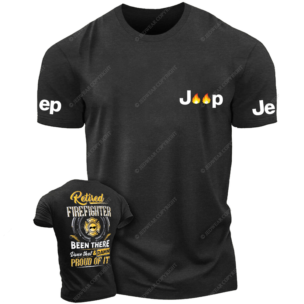 Retired Firefighter Hoodie Show Your Pride and Support Jp T-Shirt