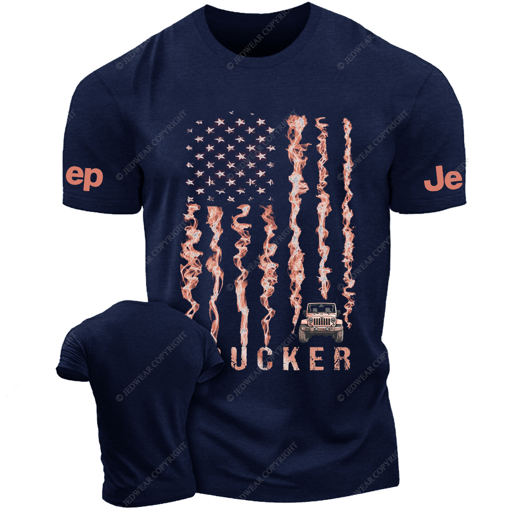 Smoky Flag Trucker Apparel Jp T-Shirt