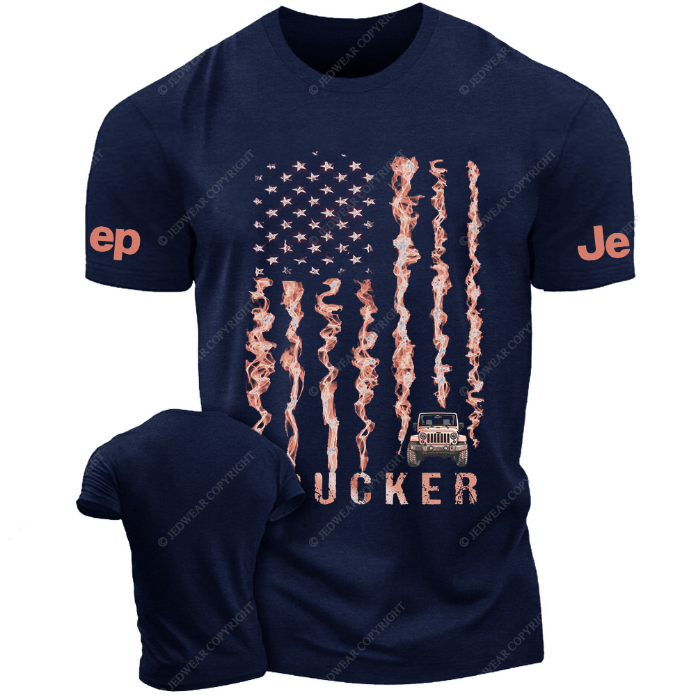 Smoky Flag Trucker Apparel Jp T-Shirt