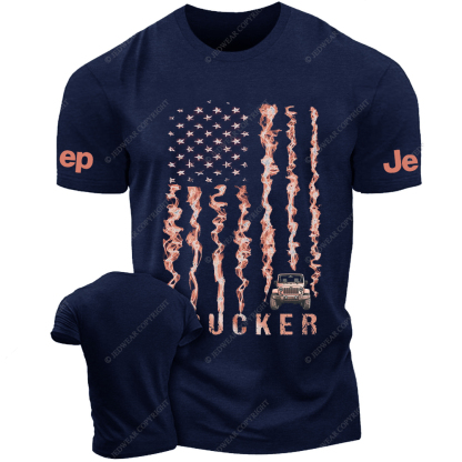 Smoky Flag Trucker Apparel Jp T-Shirt
