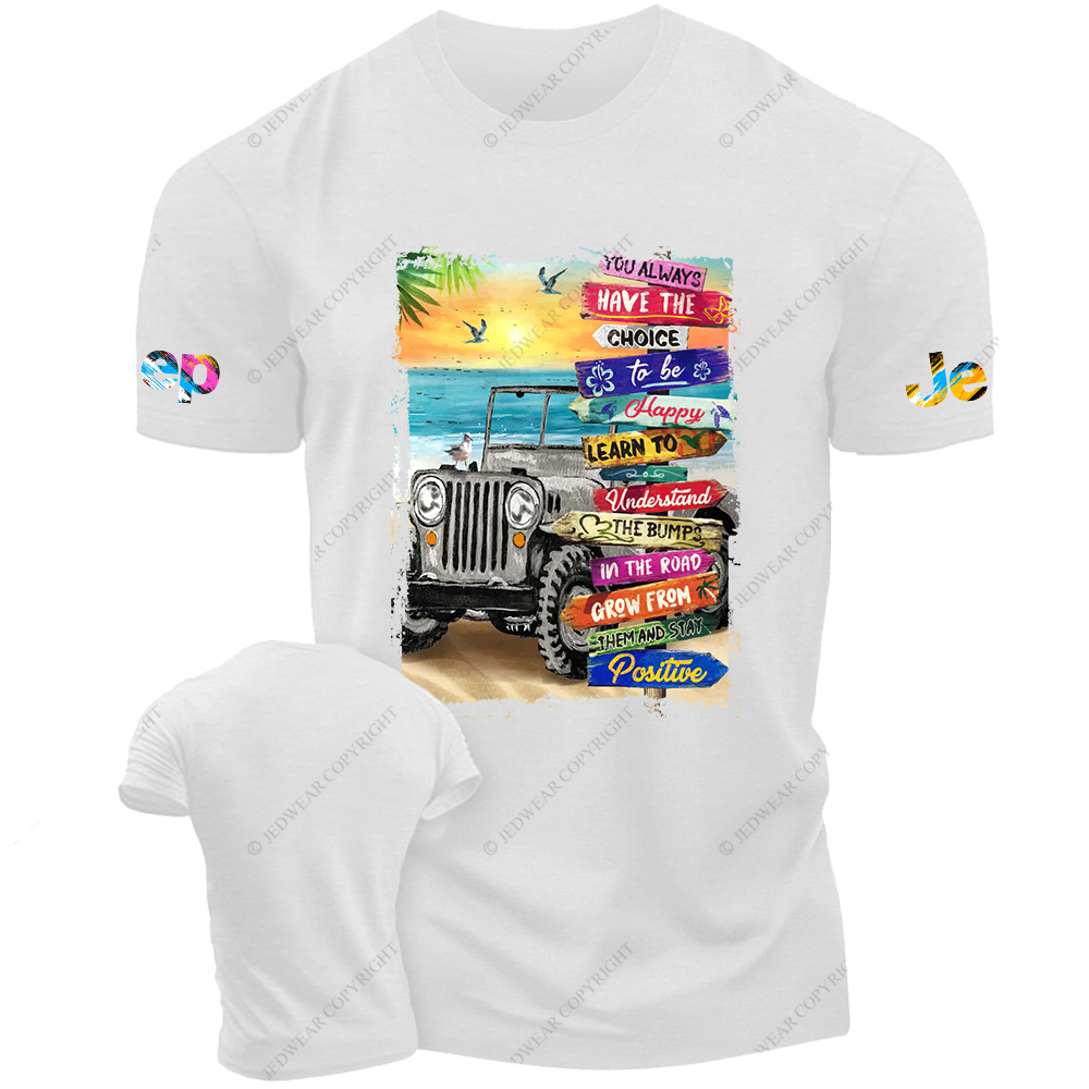 Summer Beach Grey Road Signs Jp T-Shirt