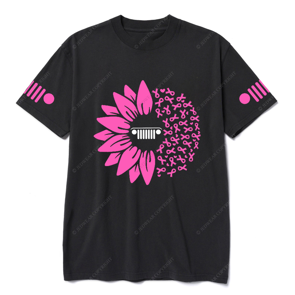 Breast Cancer Awareness Sunflower Jp T-shirt
