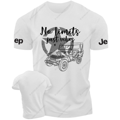 Military Star And No Limits Just Vibes JP T-Shirt