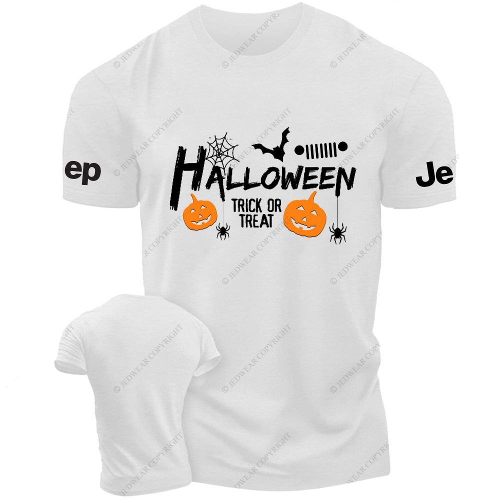 Pumpkin Halloween Bat Spider Web Jp T-Shirt