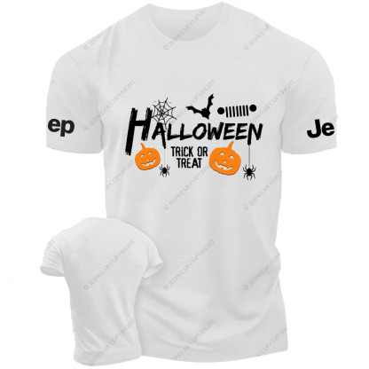 Pumpkin Halloween Bat Spider Web Jp T-Shirt