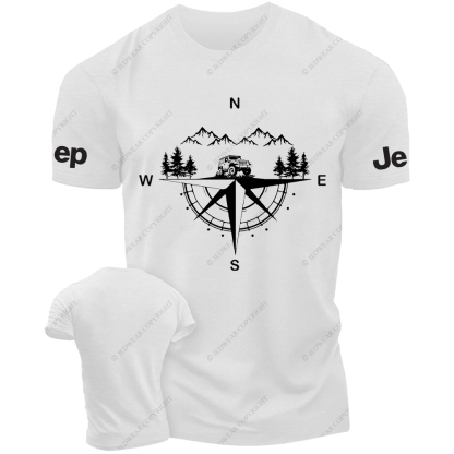 Compass Mountains And Trees JP T-Shirt