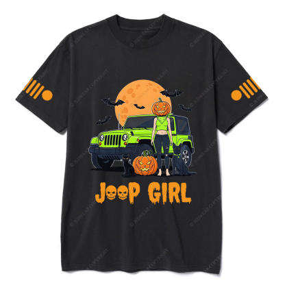 Pumpkin Halloween Cat Girl Bat Jp T-shirt