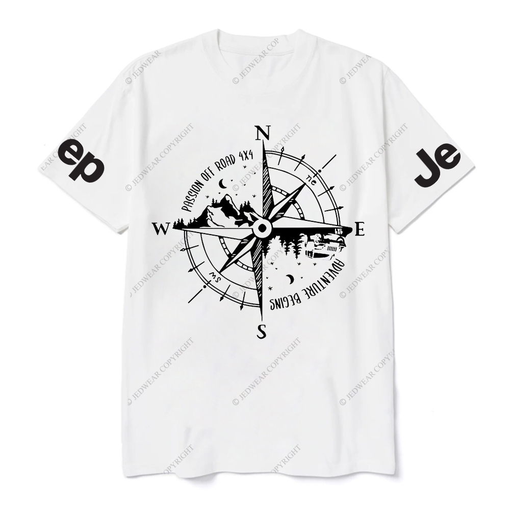 Passon Off Road Adventure Begins Compass JP T-Shirt