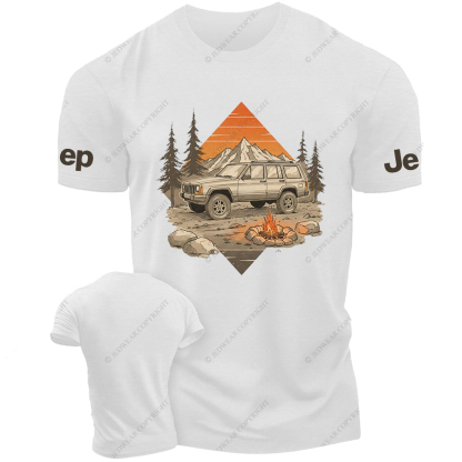 Cherokee XJ camping Vehicle Retro Design Outdoors Jp T-shirt