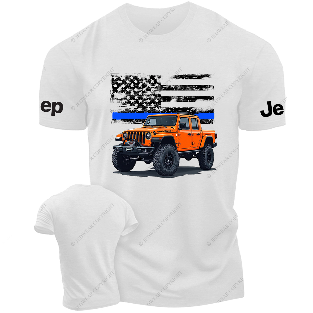 American Flag The Blue Line Honcho Jp T-Shirt