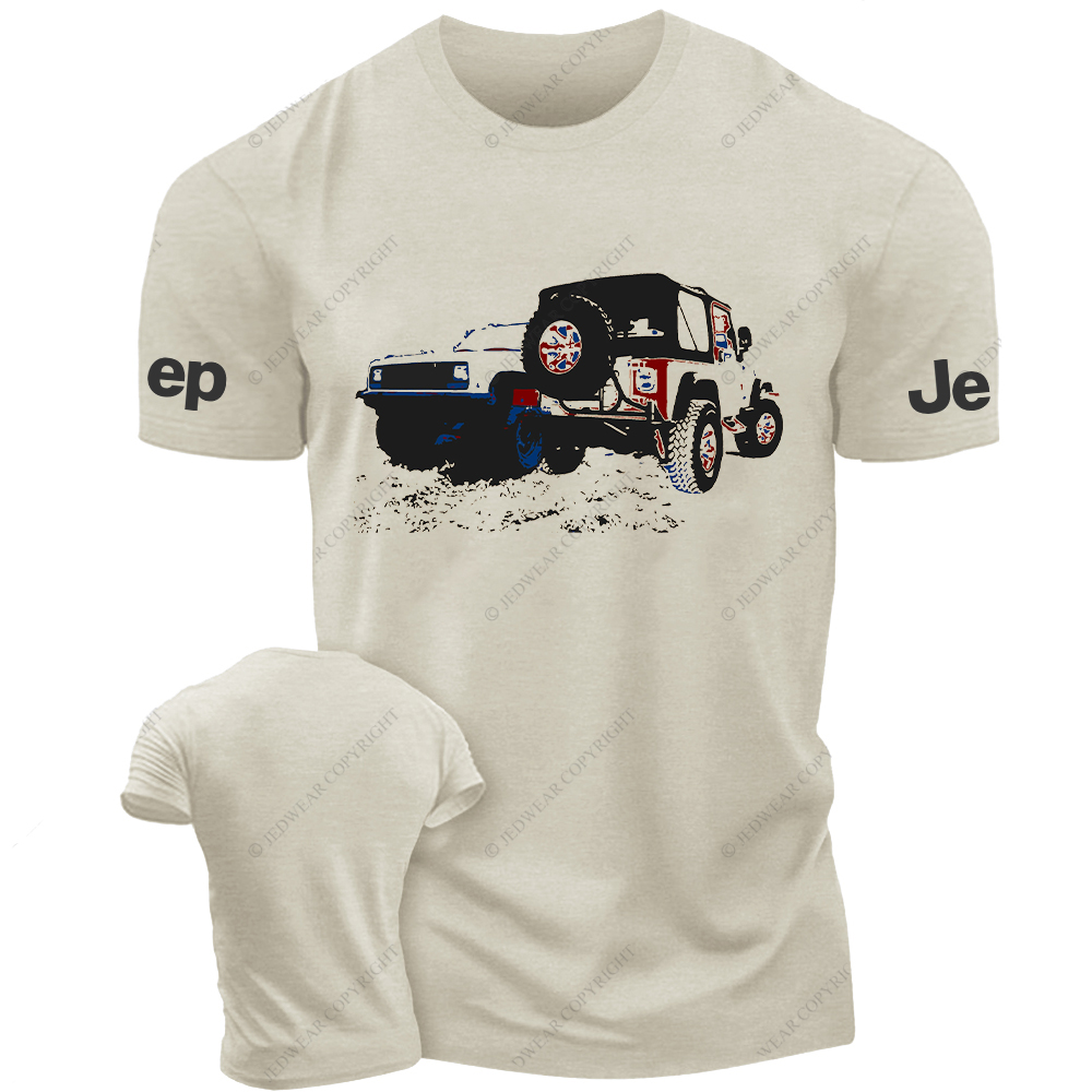 Front And Back Of Four-Wheeled Off-Road Vehicle Jp T-Shirt