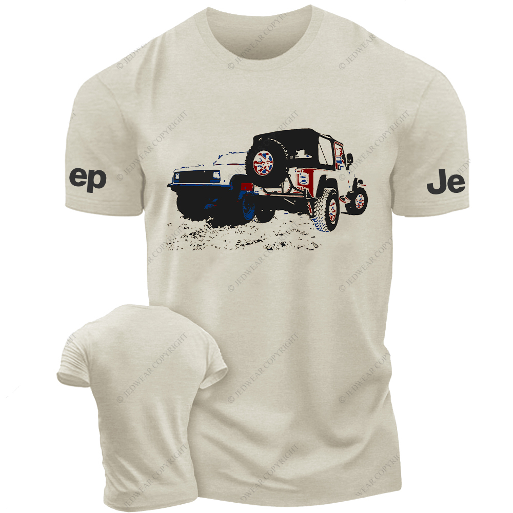 Front And Back Of Four-Wheeled Off-Road Vehicle Jp T-Shirt