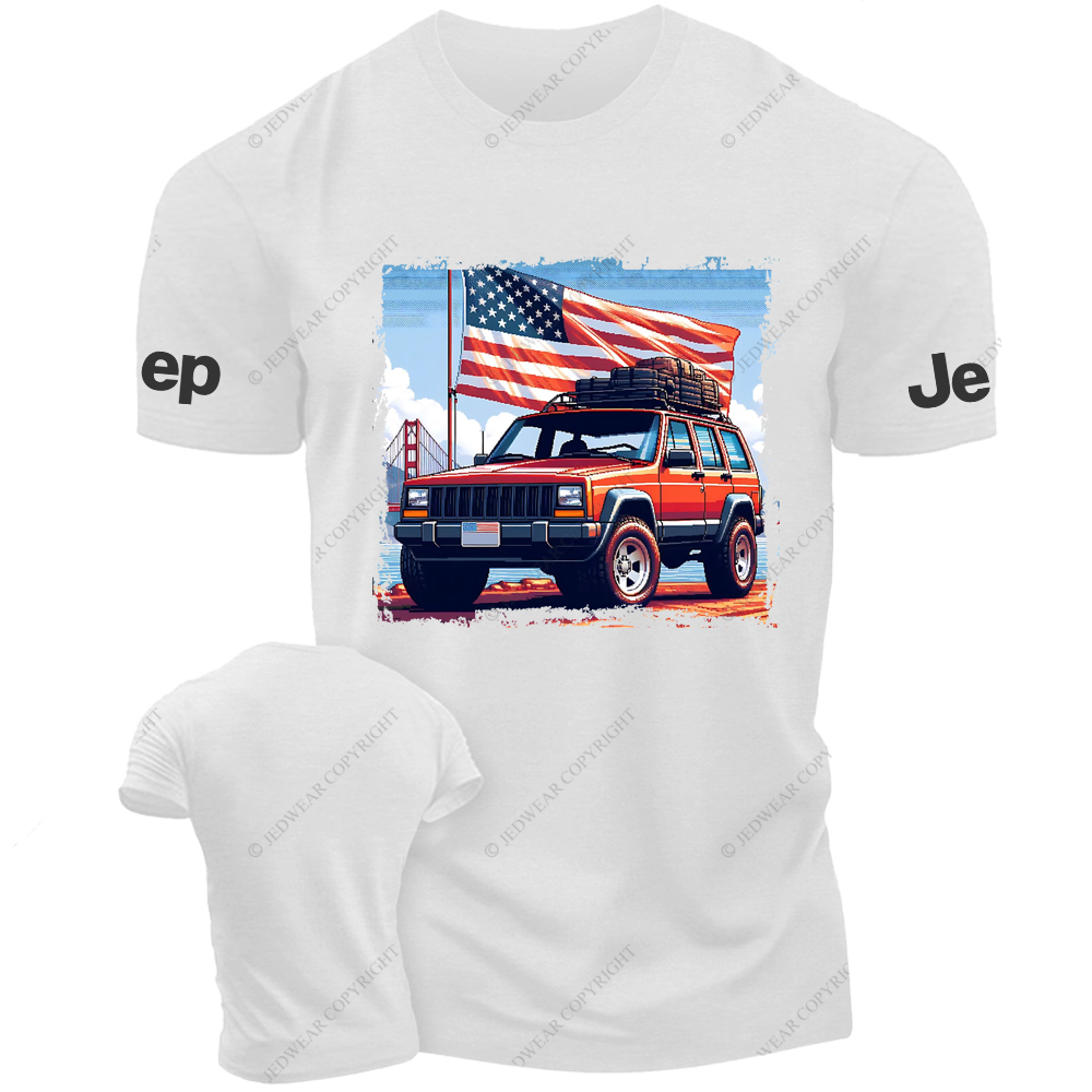 Cherokee XJ 4x4 USA Off-Road Vintage Old School Vehicle Jp T-Shirt