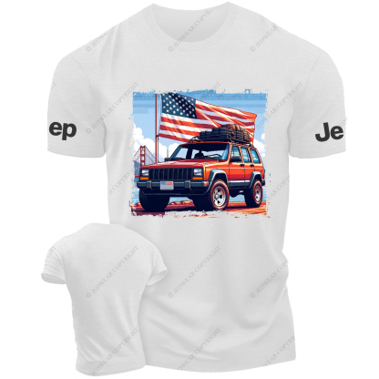 Cherokee XJ 4x4 USA Off-Road Vintage Old School Vehicle Jp T-Shirt