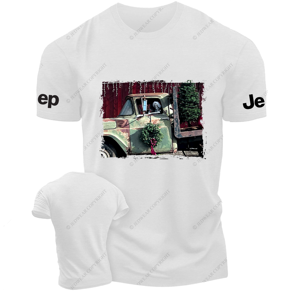 Skeleton Driving Off-Road Vehicle Jp T-Shirt