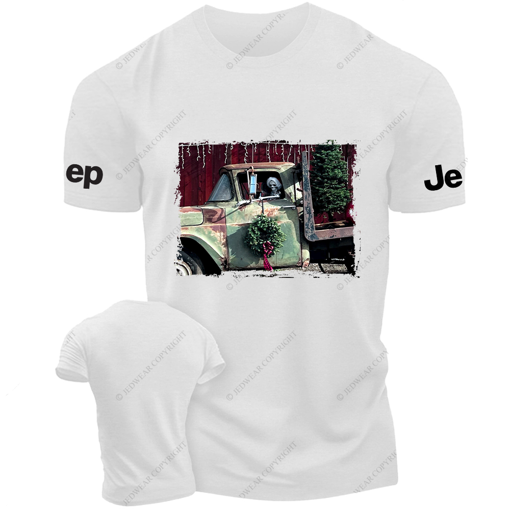Skeleton Driving Off-Road Vehicle Jp T-Shirt