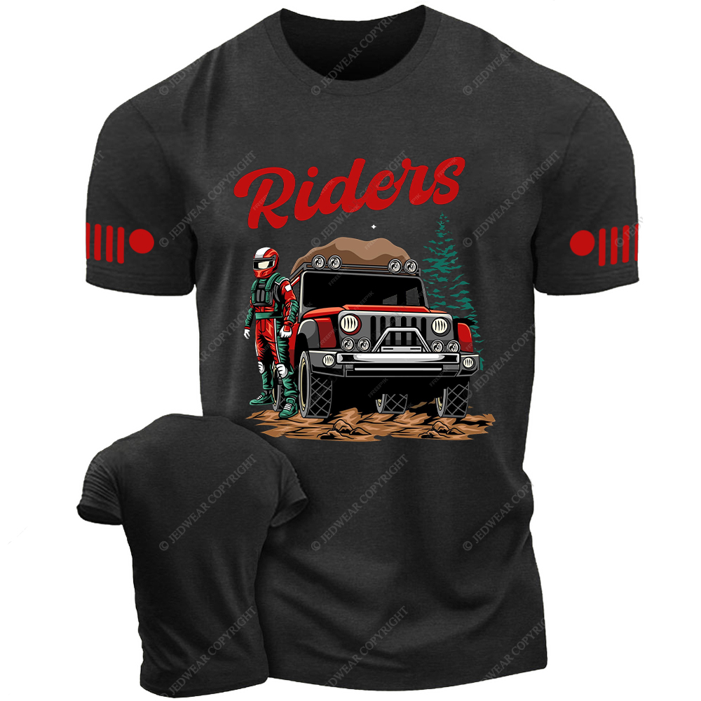 Riders Racing Off-Road Vehicle 4x4 Driving Jp T-Shirt
