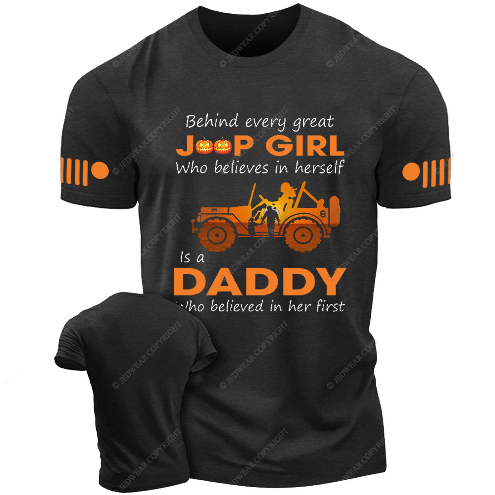 Halloween Behind Every Great Girl Who Believes In Herself Jp T-Shirt
