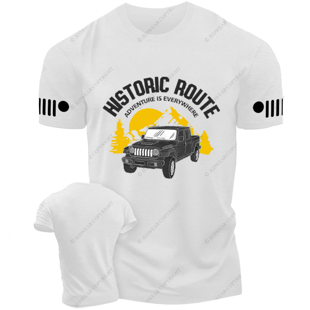 Gladiator Historic Route Adventure Everywhere Jp T-shirt