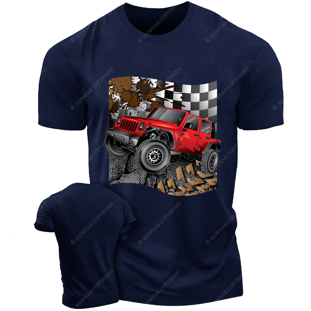 Wrangler JK Tire Tracks 4x4 Jp T-shirt