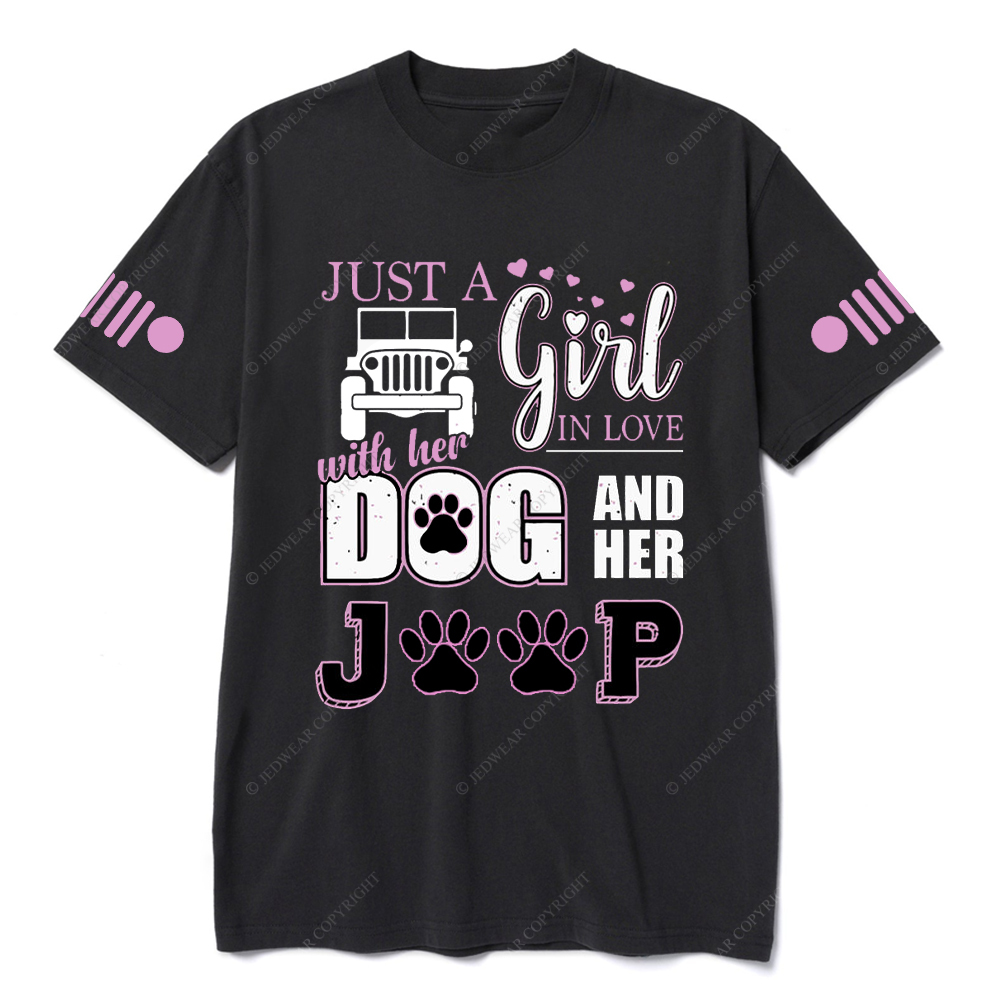 Just A Girl In Love With Dog Jp T-shirt
