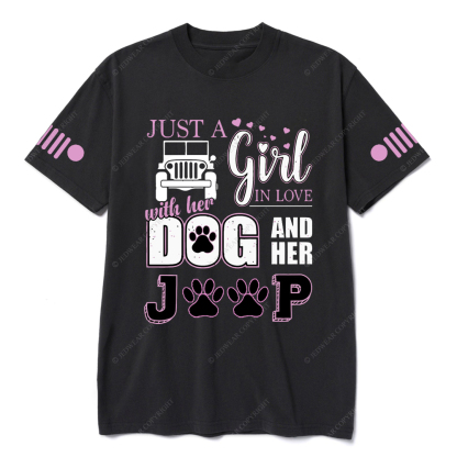 Just A Girl In Love With Dog Jp T-shirt
