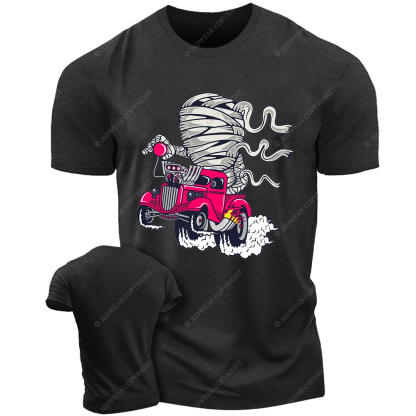 Mummy Racing Cartoon Jp T-shirt