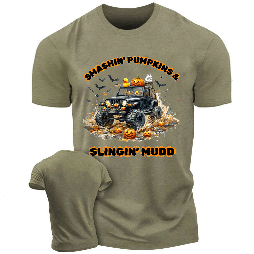 Halloween Smashin Pumpkins Slingin Mudd Jp T-shirt
