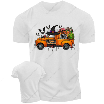Happy Halloween Skull Bat Spider Web Witch Jp T-shirt