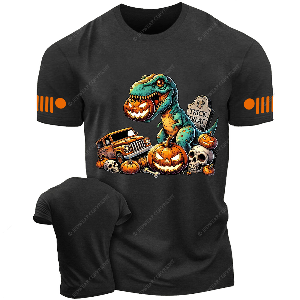 Happy Halloween Dinosaur Trick Treat Jp T-shirt