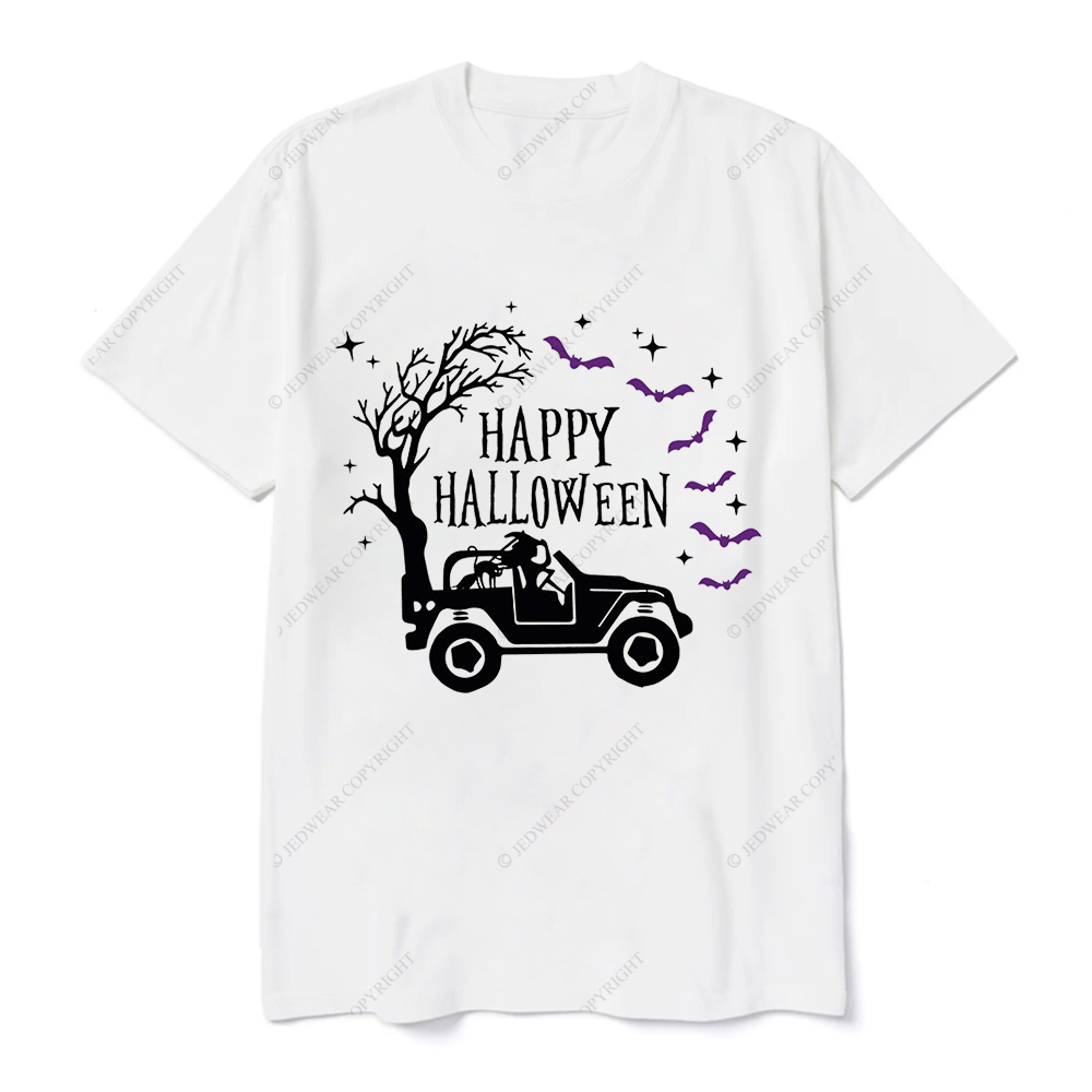 Happy Halloween Bat Trees Jp T-shirt