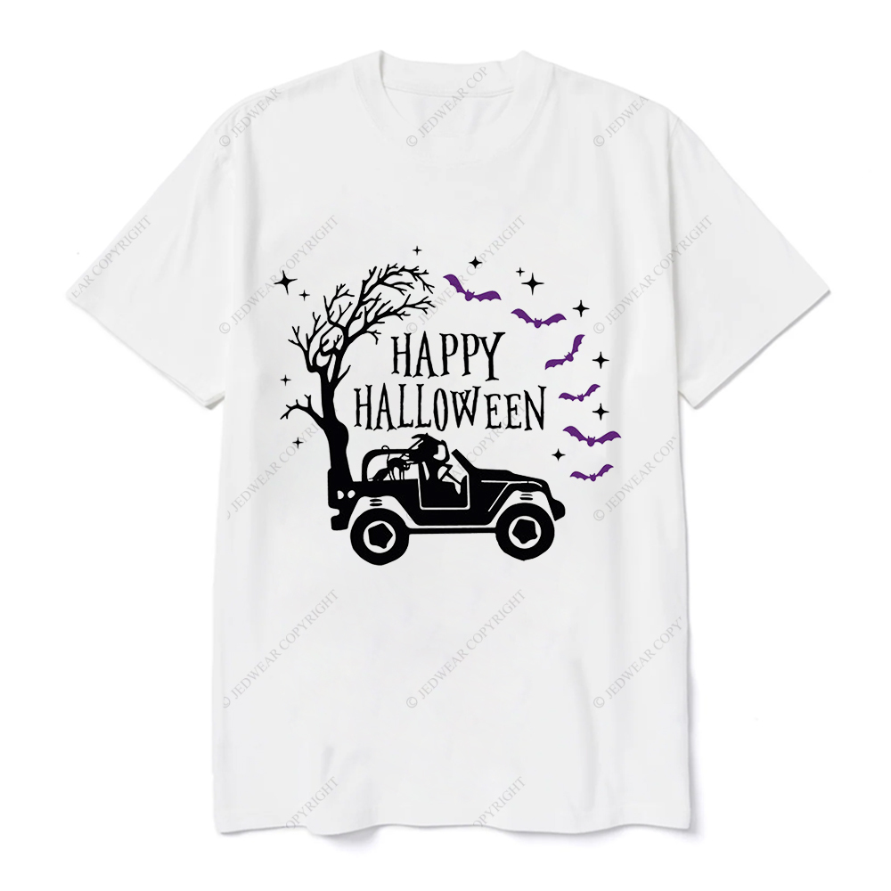 Happy Halloween Bat Trees Jp T-shirt